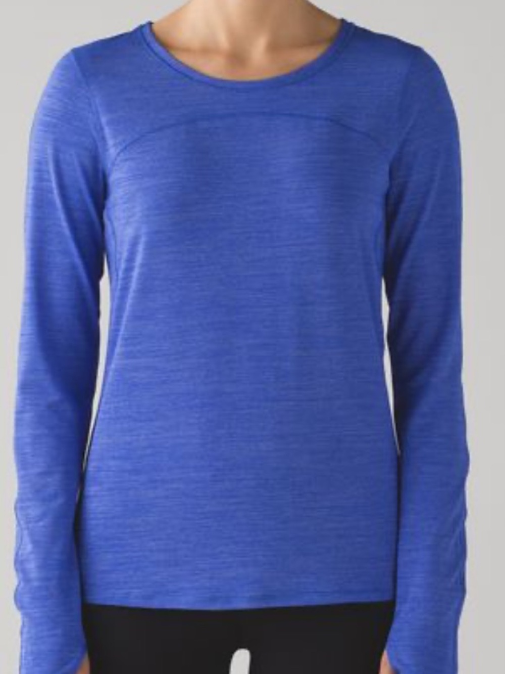 Lululemon On Track Long Sleeve
Heathered Blue